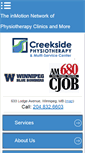 Mobile Screenshot of creeksidephysio.com